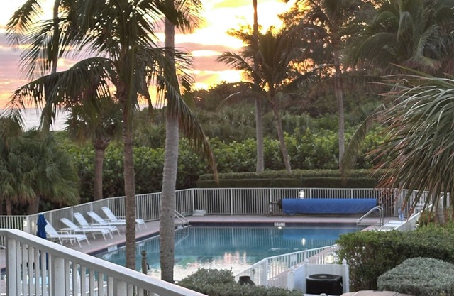Beachfront condo with luxury appointments directly on spectacular private beach