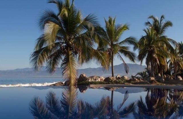 Frente a la playa paraíso sin descubrir en México