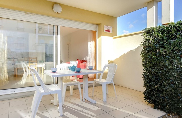 Apartamento con jardín, 50m de la playa en Biscarrosse
