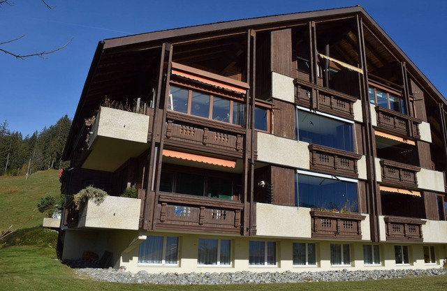 Beatenberg, amplio y tranquilo apartamento de 1 habitación con Wi-Fi / WLAN, balcón, vista