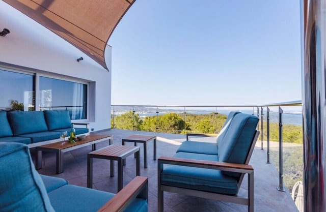 Beautiful modern villa with sea and sunset views in Cala Salada Ibiza