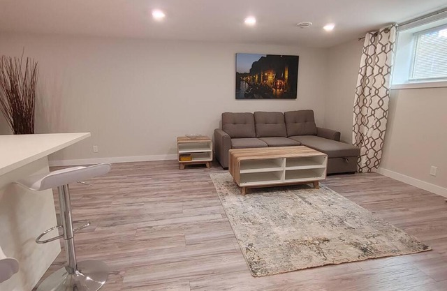 Beautiful 2 bedroom + office basement suite