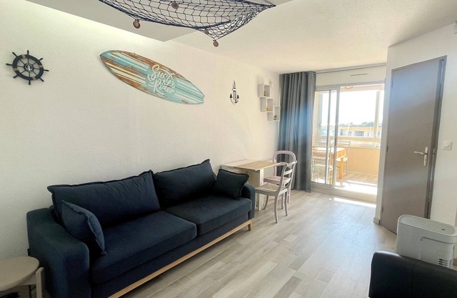 Hermoso T2 a 50m de la playa, Canet-Sud, terraza, 4 pax