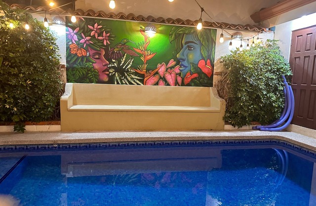 Beautiful 3 bedroom,3 bath house with pool, 3 minute walk to the beach. Dogs ok