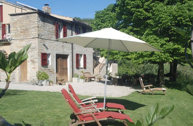 Beautiful agriturismo with stunning view of vineyards and mountains. Francesco.