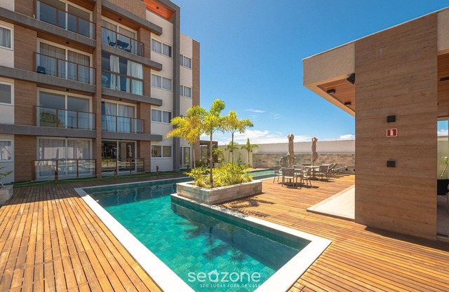 Beautiful apt in Building w Pool Guarajuba Aga0203