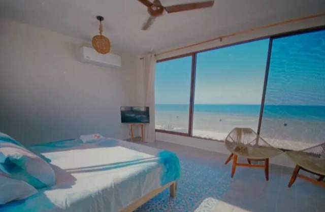 🌴Beautiful beachfront house in the warm Yucatan Peninsula, Mexico.🐶