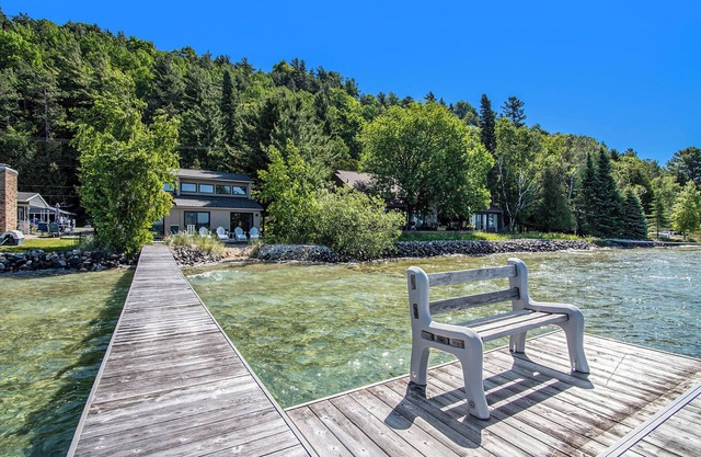 Beautiful Beachfront Home on Crystal Lake