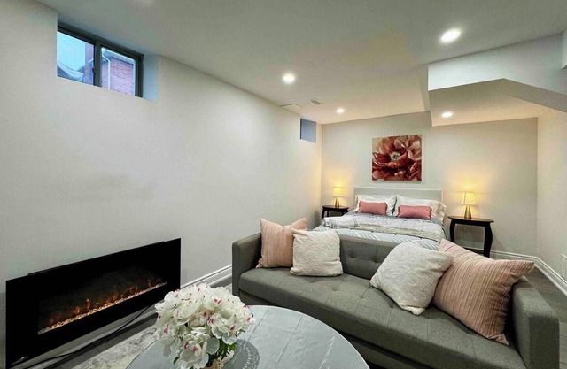Beautiful & Chic Family Basement