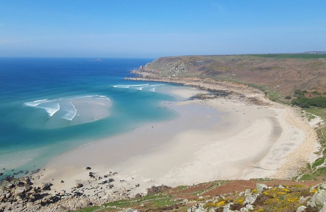 Hermoso bungalow costero-Cala Sennen -Porthcurno-Sea