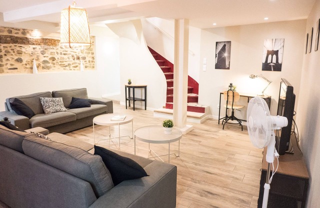 Beautiful comfortable house in well-stocked village with terrace and pool