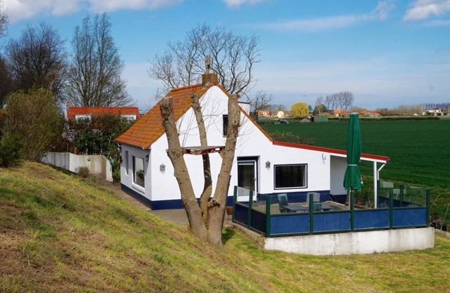 Acogedora casa dique en alquiler en Nieuwvliet, a 3 km de la playa