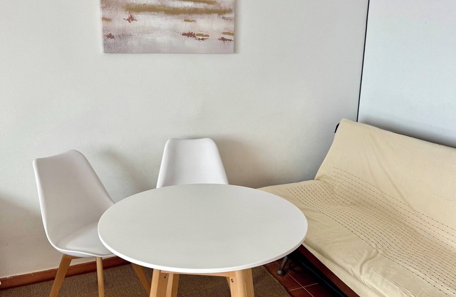 Beautiful, sunny studio by the sea, north of Santa Eulalia.