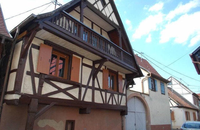 Hermosa casa con entramado de madera de 1602