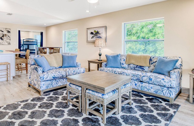Beautiful home right on the water with a private beach, W/D, deck, grill & AC