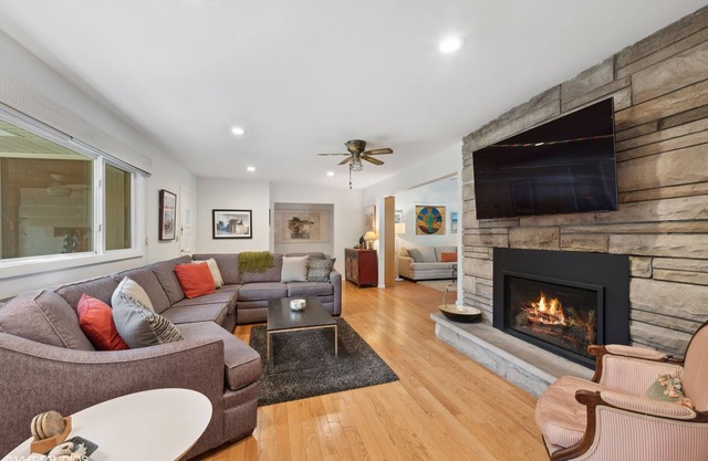 Beautiful home two blocks from the Lake Michigan shoreline. Perfect for large or multiple families.