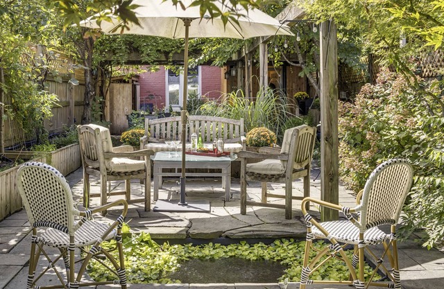 Hermosa casa y jardín en el centro de Hudson, NY