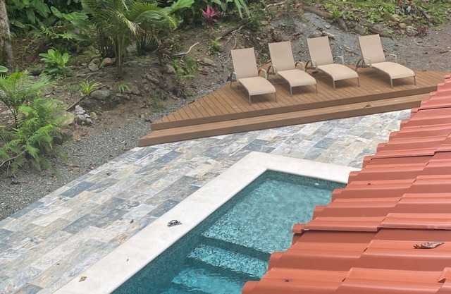 Beautiful House compound nestled in the tropical rainforest