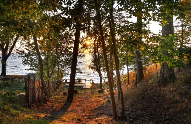 Beautiful New Home on Lake Michigan with Private Beach