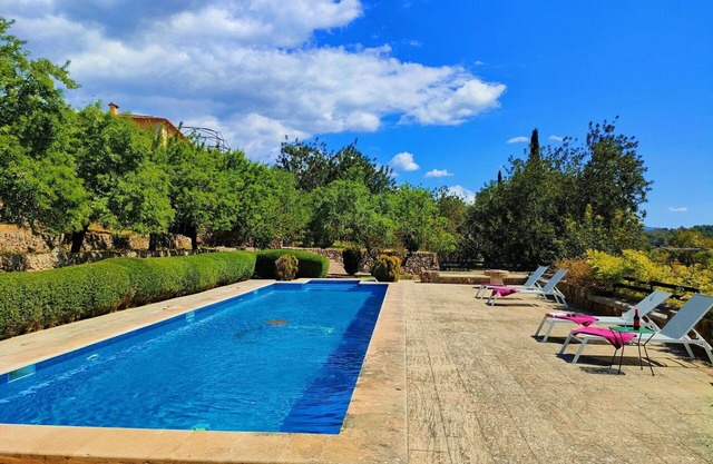Casa de vacaciones privada con A/C, piscina privada, WIFI, TV, patio, vista panorámica
