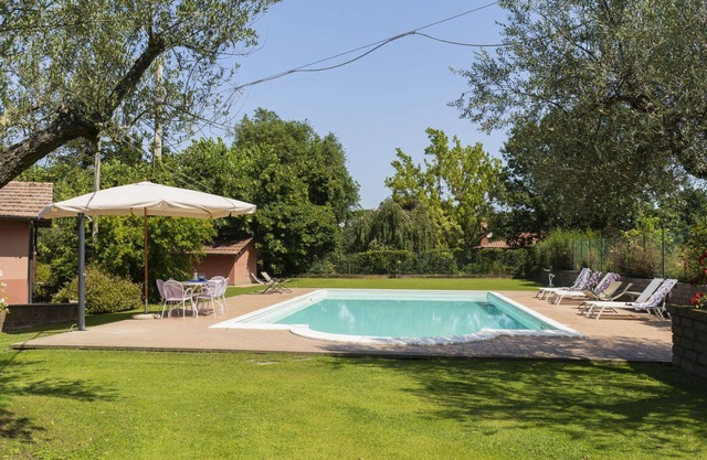 Preciosa casa de vacaciones privada con piscina privada, A/C, WIFI, TV, patio y aparcamiento