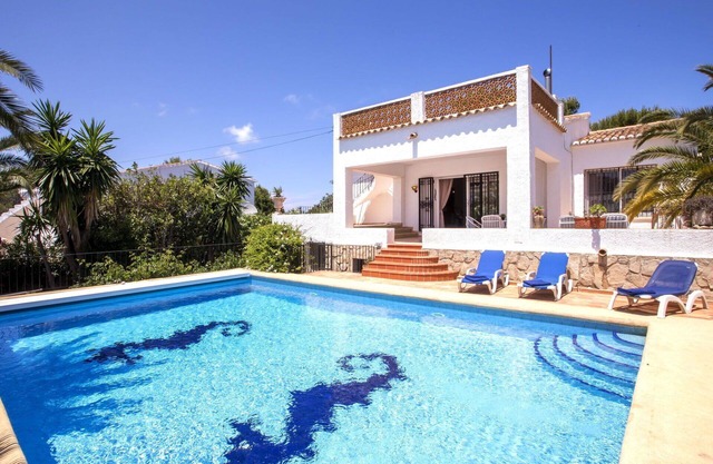 Estupenda casa de vacaciones privada con A/C, WIFI, piscina privada, TV, patio y aparcamiento