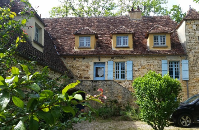 Hermosa Quercy en un pueblo entre Sarlat y Rocamadour, Quercy Périgord