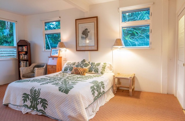 Venta 8-13 de septiembre Hermosa romántica Hanalei Honeymoon Vacation Rental Pasos / Playa