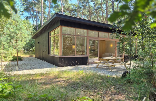Beautiful stylish bungalow with 2000 m2 of private forest in the Flemish Kempen