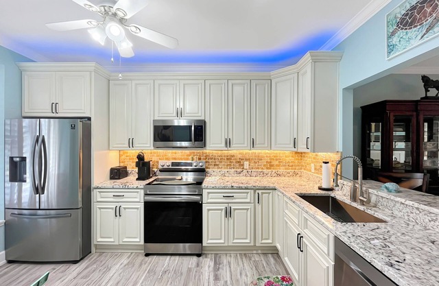 Beautiful townhome on the Hampton River. 2 bedrooms and 2 1/2 bath.