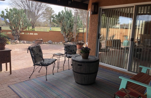 Beautiful views of Mount Wrightson from this home on the Haven Golf Course.