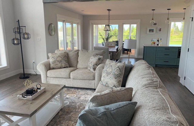 New waterfront vacation home near Cavendish. Sleeps 10.