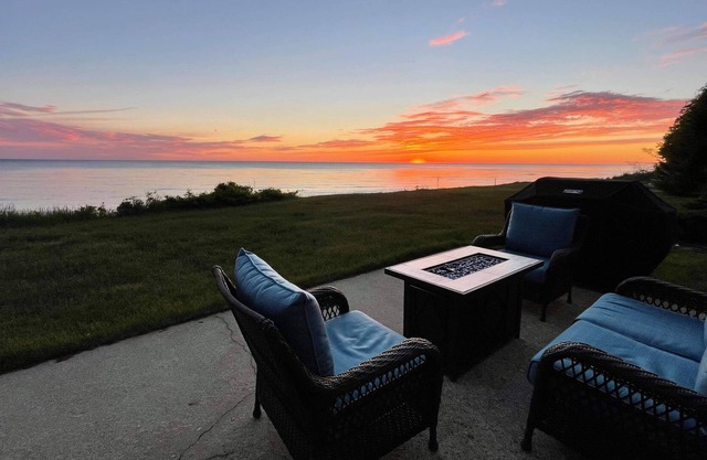 Beautiful waterfront home with 190ft private sandy beach and stunning views