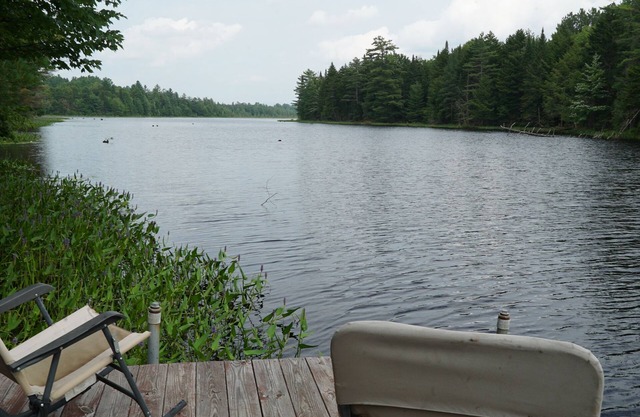 Beautiful waterfront cabin; breathtaking views of Whiteface Mountain