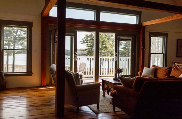 Beautiful waterfront barn home near Popham Beach, Dock and Mooring