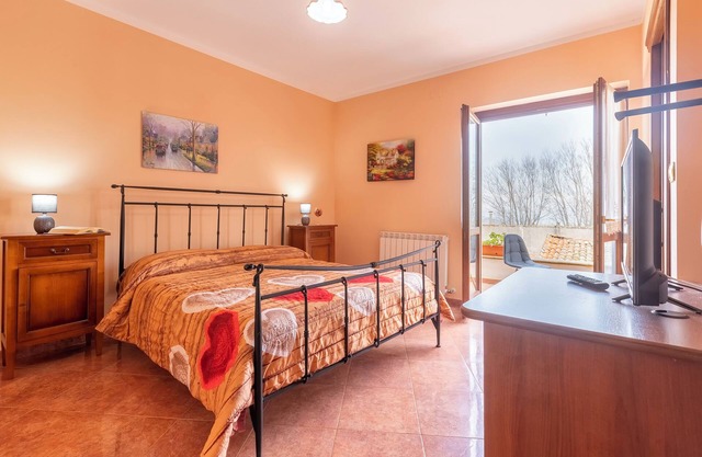 Alojamiento y desayuno 'Camera Matrimoniale Superior' con vistas a la montaña y aire acondicionado