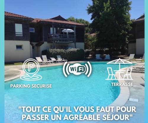 Bel appartement T3 dans résidence 3* à 50 m du lac
