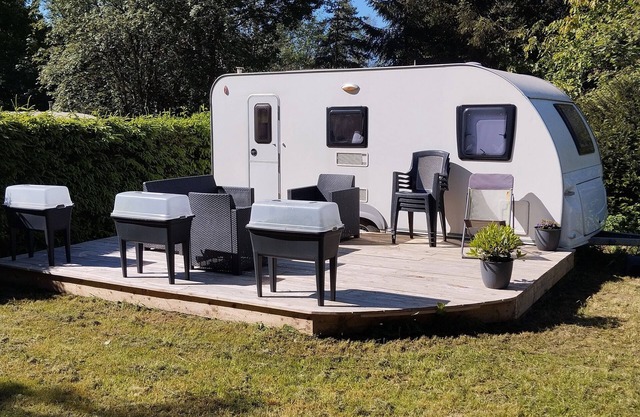 Belgian Ardennes lovely 4-person caravan
