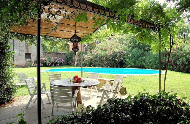 Villa histórica de Venecia, piscina y jardín privado.