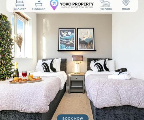 Berrywood House - Close to Northampton Town Centre - Free Parking, Fast Wifi, SmartTV with Netflix by Yoko Property