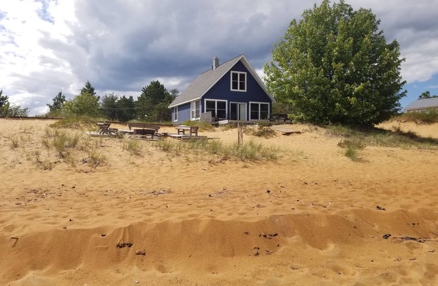 La mejor playa en Keweenaw - Big Traverse Bay en el Lago Superior