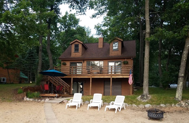 Big Star Lake frente a la playa en casa