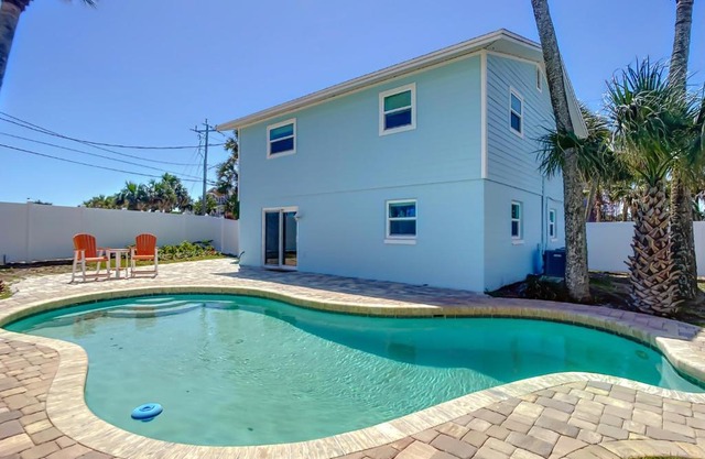 Bikini Bottom Duplex with Pool ~ 2 Minutes from Beach Flagler Avenue