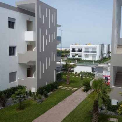 Blanca Beach vue latérale sur mer