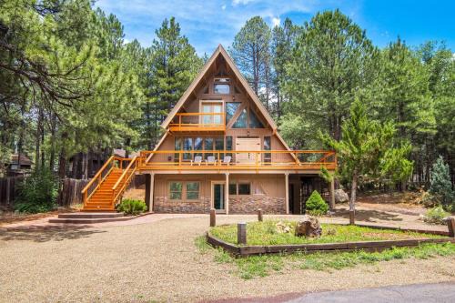 Blissful Pine A-Frame Chalet Deck Game Room Mother-in-Law Suite Sleeps 16
