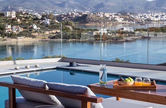 Blue Senses Sea View Villa with a heated pool 1