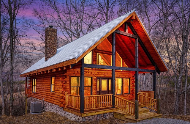 Bluebonnet Luxury Cabin-Cabaña-Lujoso-Baño Privado