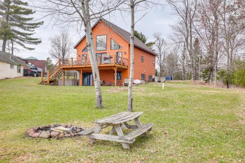Boat Dock and Furnished Deck Northwoods Lake House