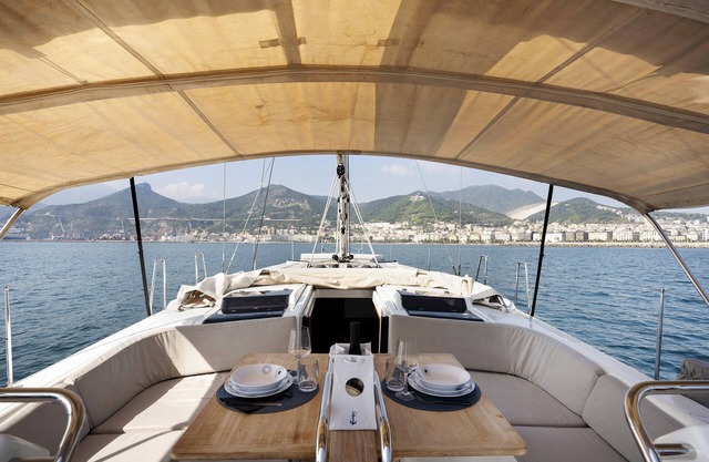 Barco 'Sailboat Hanse 455' con terraza privada, Wi-Fi y aire acondicionado