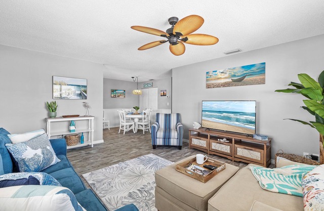 Bohemian Sunrise - Pool, Fishing, BBQ - South NSB, Quiet - No-drive Beach